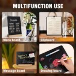 SELEAD Small Chalkboard Words Sign - 3 Pack 6x8 Inch Tabletop Decorative Chalk B... - Image 6