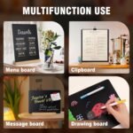 SELEAD Chalk Board Sign Board - 2 Pack 12x16 Inch Decorative Chalkboard with Woo... - Image 5