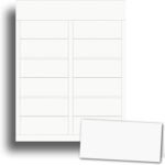 65lb White Matte Printable Place Cards for Table Setting - 25 Sheets / 150 Tent ... - Image 2