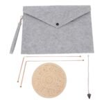 99.9% Copper Dowsing Rods Spiritual Divining Pendulum Board Mat Kit for Ghost Di... - Image 2
