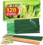 Citronella Incense Sticks, 120 Sticks Lemongrass Scented Sticks Made with Natura... - Image 2