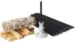 Danilovo Smudging Kit – 5 Palo Santo Sticks, 1 White Sage Smudge Stick, 50 Beesw... - Image 2