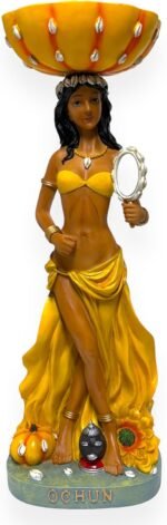 GCK 24" Orisha Oshun Statue Ochun Sculpture Santeria Yoruba African Goddess Sant... - Image 2