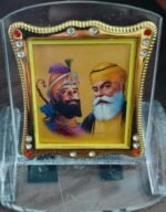 GURUNANAKDEV JI Car Photo 2 Gurus Double guru | GURU GOBIND Singh JI CAR Dashboa... - Image 2
