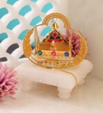 Itiha Golden Chain Balgopal Jhula Showpiece Lord Krishna Murti Statue/Indian Han... - Image 2