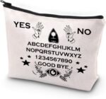 JYTAPP Makeup Bag Board Planchette Canvas Cosmetic Bag Spirit Board Art Zipper P... - Image 2
