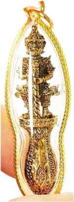 MiracleTH6395 Thai Magic Amulet Power Wessuwan Giant God Statue Waterproof Penda... - Image 2