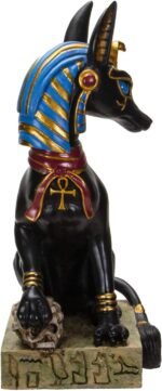 Pacific Giftware Ancient Egyptian God Anubis Sitting Pose Resin Figurine - Image 2