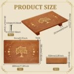 FINGERINSPIRE Altar Table 12x8 Inch Rectangle Wooden Divination Meditation Stand... - Image 3