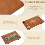 FINGERINSPIRE Altar Table 12x8 Inch Rectangle Wooden Divination Meditation Stand... - Image 4