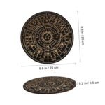 PRETYZOOM Elegant Wooden Tarot Pendulum Board for Divination Metaphysical Dowsin... - Image 3