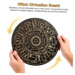 PRETYZOOM Elegant Wooden Tarot Pendulum Board for Divination Metaphysical Dowsin... - Image 4