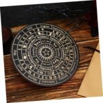 PRETYZOOM Elegant Wooden Tarot Pendulum Board for Divination Metaphysical Dowsin... - Image 5