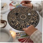 PRETYZOOM Elegant Wooden Tarot Pendulum Board for Divination Metaphysical Dowsin... - Image 9