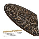 PRETYZOOM Elegant Wooden Tarot Pendulum Board for Divination Metaphysical Dowsin... - Image 10