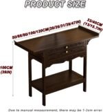 Meditation Altar Table Shelf for Pooja & Offerings, Buddha Board with Drawer, Pe... - Image 3