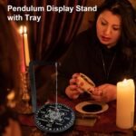 Ritual Divination Altar Board – Mystic Wooden pendulumm Display, Spiritual Tool ... - Image 3