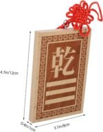 STOBAZA Wooden Bagua Corner Amulet Plaque for Feng Shui Moon Phase Pendulum Boar... - Image 3