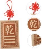 STOBAZA Wooden Bagua Corner Amulet Plaque for Feng Shui Moon Phase Pendulum Boar... - Image 4