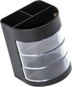 Multipurpose Pen Organizers with 3 Clear Rotatable Drawer, Easy Access Space Sav... - Image 4