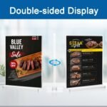 BlueValley Clear Acrylic Sign Holder 5x7 Vertical Double Sided Acrylic Photo Pic... - Image 4