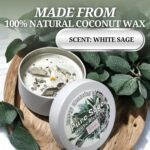 White Sage Candle | Energy Cleansing | Cleansing House Negative Energy Smudge Ki... - Image 4