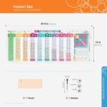 Large Dry Erase Multiplication Chart – 39.4x16” Educational Dry Erase Color Mult... - Image 6