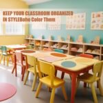 Lincia 12 Pcs 12 '' Dry Erase Dots for Classroom Table Classroom Decor Boho Colo... - Image 4