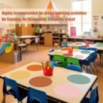 Lincia 12 Pcs 12 '' Dry Erase Dots for Classroom Table Classroom Decor Boho Colo... - Image 5