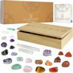 Chakra Crystals and Healing Stones – 25 Polished and Raw Gemstones and Storage B... - Image 2