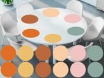 Lincia 12 Pcs 12 '' Dry Erase Dots for Classroom Table Classroom Decor Boho Colo... - Image 2