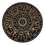 PRETYZOOM Elegant Wooden Tarot Pendulum Board for Divination Metaphysical Dowsin... - Image 2