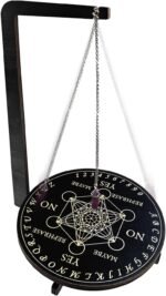 Ritual Divination Altar Board – Mystic Wooden pendulumm Display, Spiritual Tool ... - Image 2