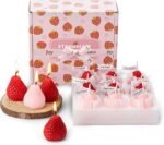 Strawberry Candle Gifts for Women 9pcs,Strawberry Decorative Soy Aromatherapy Ca... - Image 2