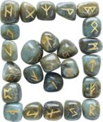 ZAICUS Labradorite Rune Stones - Gemstone Runes for Beginners Healing Crystal Ki... - Image 8