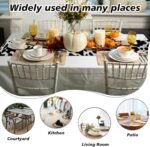 5 Pcs Cow Print Table Runner 13x72 in Linen Black and Gray Cow Print Tablecloth ... - Image 5