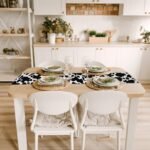 5 Pcs Cow Print Table Runner 13x72 in Linen Black and Gray Cow Print Tablecloth ... - Image 8