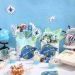 4 Sets Travel Themed Party Centerpieces Let the Adventure Begin Table Toppers De... - Image 3