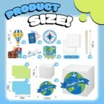 4 Sets Travel Themed Party Centerpieces Let the Adventure Begin Table Toppers De... - Image 4