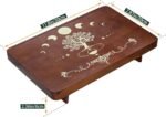 Tree of Life Altar Table with Tarot Card Holder, Small Wooden Meditation Table A... - Image 4
