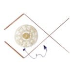 Copper Dowsing Rods Kit Spiritual & Pendulum Board Kit with Mat & Amethyst Witch... - Image 2