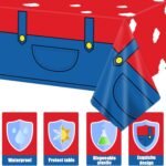 3 Pieces Super Brother Games Party Tablecloth Plastic Super Video Games Tablecov... - Image 4