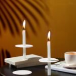 MTLEE 150 Set Church Candles with Drip Protectors, Shabbat Vigil Votive Memorial... - Image 5