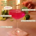Cosmopolitan Cocktail Candle, 40+ Hour Long-Lasting Burn Handcrafted Decorative ... - Image 3