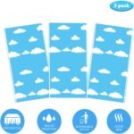 Blue Sky White Clouds Birthday Party Supplies Cartoon Story Tablecloth Party Tab... - Image 4