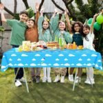 Blue Sky White Clouds Birthday Party Supplies Cartoon Story Tablecloth Party Tab... - Image 6