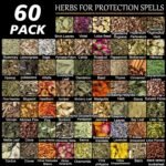 60pack Herbs for Witchcraft, Dried Herbs and Flowers Kit for Witch Beginner, Bul... - Image 3