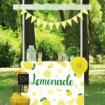 2Pcs Lemonade Stand Kit for Lemonade Stand Supplies 45.3x31.5in Lemonade Tablecl... - Image 5