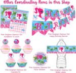 Glamour Girl Buffet Cards Place Cards - 12 Pink Glamour Girl Table Tents - Black... - Image 4