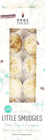 SOUL STICKS Aroma Smudge Kit | Gift Set with Little Smudgies Candles, Smudge Spr... - Image 5